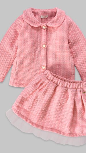 Cj Casaco Tweed Tulê