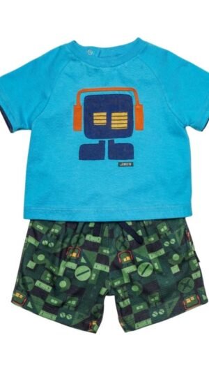 Cj Camiseta E Shorts Tetris
