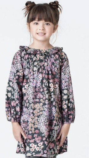 Vestido Preto Florido
