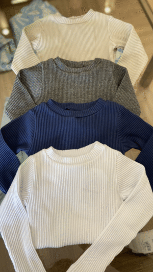 Blusa Plissada Marinho