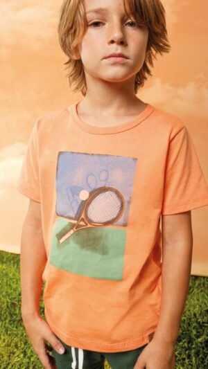 Camiseta Tenis Laranja