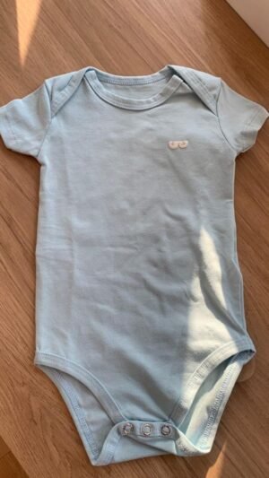 Body Cotton Azul Claro