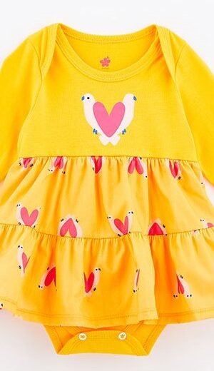 Vestido Bebe Malha Silk Carinnho Ml