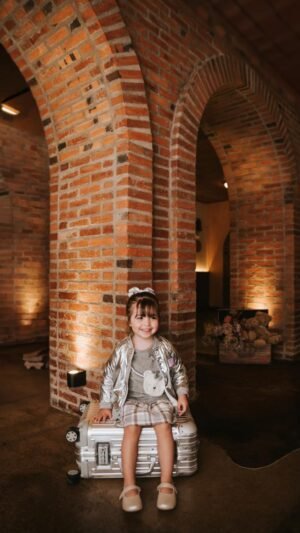 Vestido Little Bear Cinza