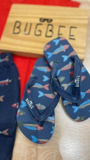 Chinelo Bugbee Peixes