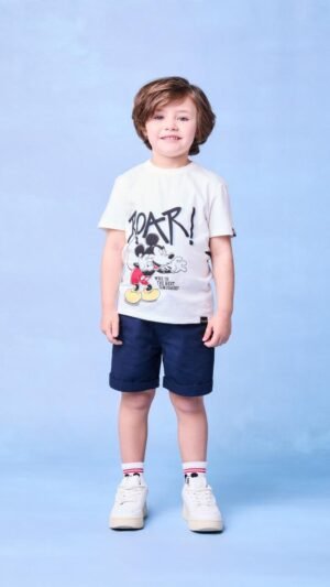 Camiseta Youccie Mickey E Dino