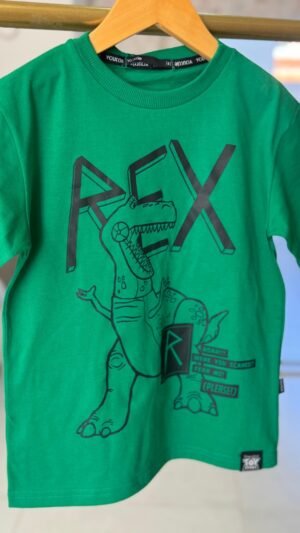Camiseta Youccie Ml T-rex Verde