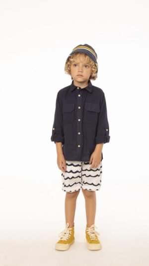 Camisa Linho Marinho