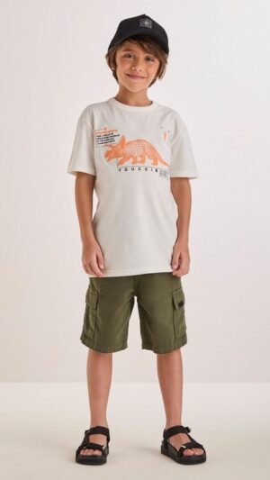 Camiseta Youccie Dinossauro Triceraptops