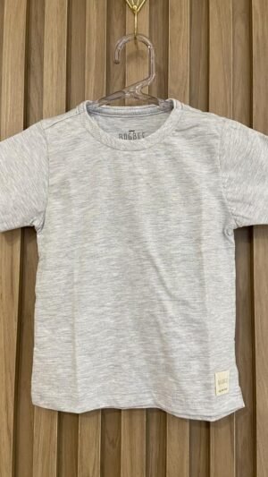 Camiseta Malha Mc Cinza