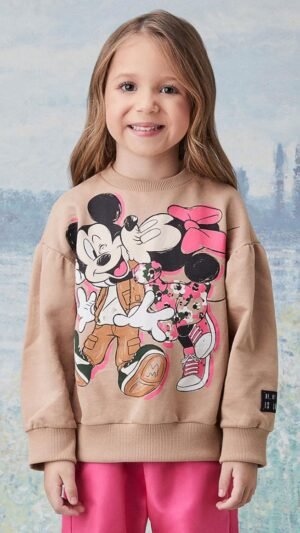 Blusao Moletom Minnie