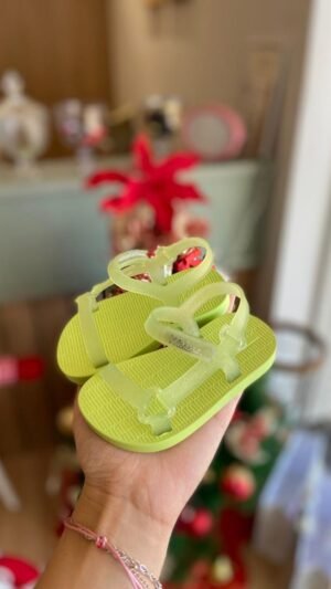 Sandalia Mini Melissa Sun Downtown Verde