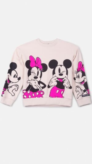 Casaco Disney Minnie E Mickey Bege