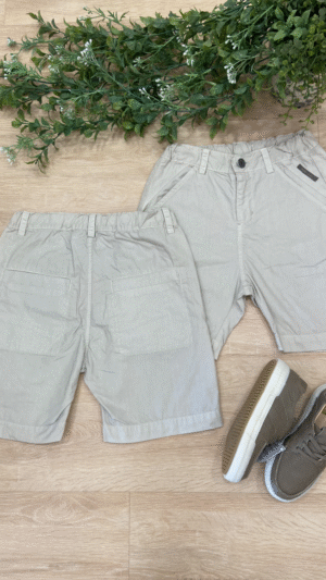 Bermuda Sarja Infantil Green Areia