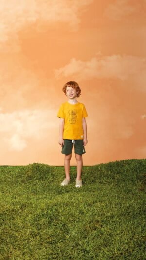 Camiseta Bugbee Mostarda Relax