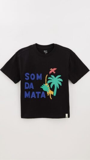 Camiseta Bento Preta Som Da Mata