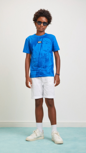 Camiseta Youccie Marvel Capitao America Azul