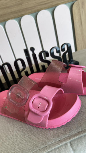 Melissa Infantil Cozy Rosa Glitter