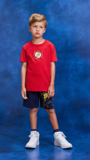 Conjunto Youccie Marvel Flash Vermelho