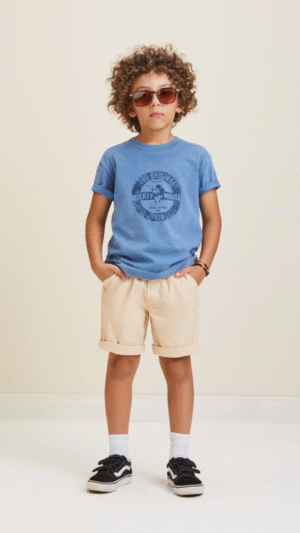 Camiseta Youccie Estonada Mickey Azul