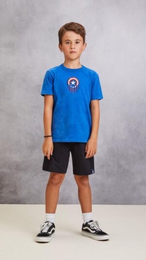 Conjunto Youccie Estonado Capitao America