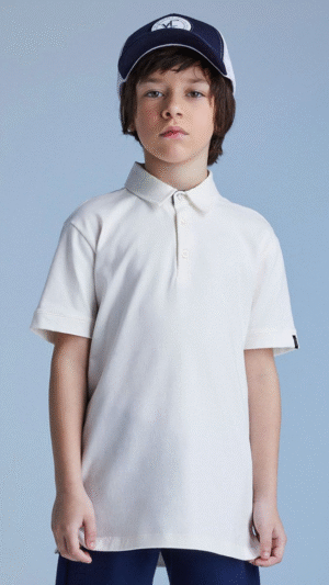 Polo Youccie Off White Basica