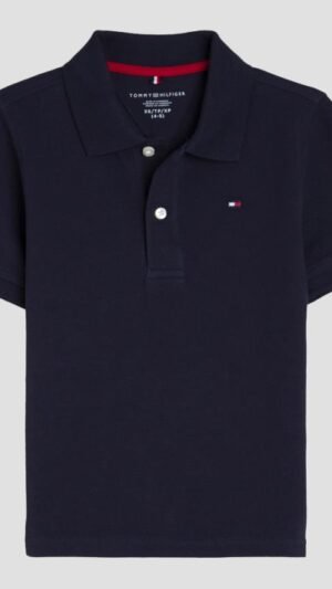 Polo Tommy Kids Preta