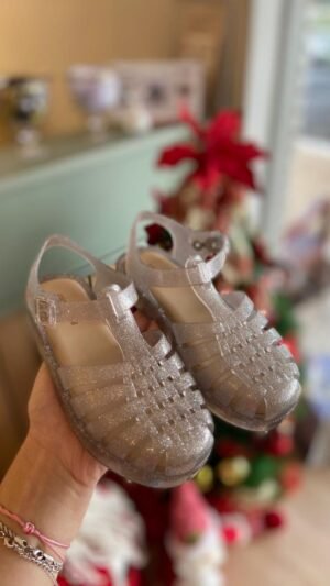 Melissa Possession Bege Glitter