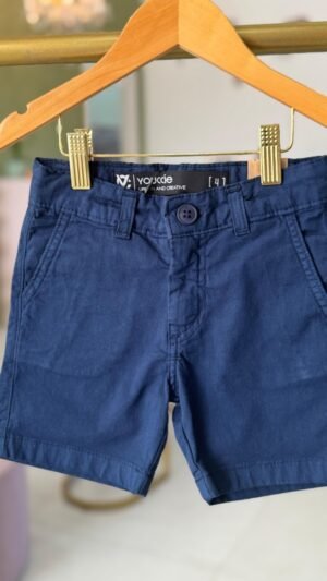 Bermuda Youccie De Sarja Azul Marinho