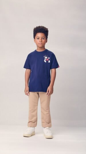Camiseta Youccie Mickey Com Estampa Nas Costas
