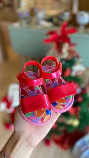 Melissa Jump Baby Rosa E Vermelho