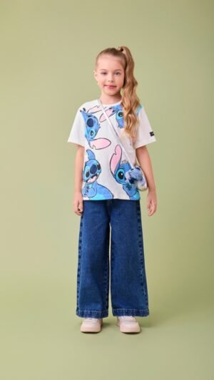 Camiseta Stitch Momi