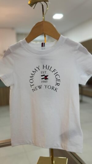 Camiseta Tommy Kids Nautical Branca