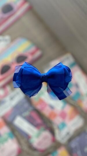 Laço Tulê M Azul Escuro