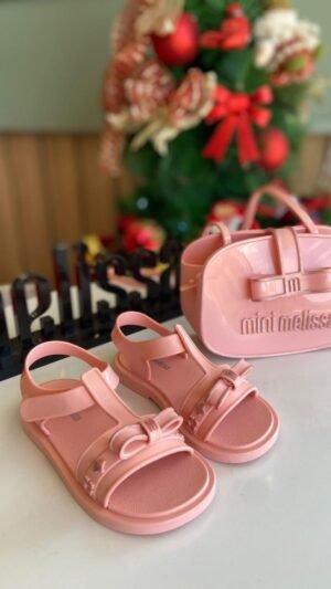 Melissa Com Bolsinha Rosa Rose