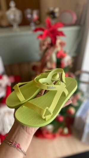 Melissa Sun Downtown Verde Com Glitter