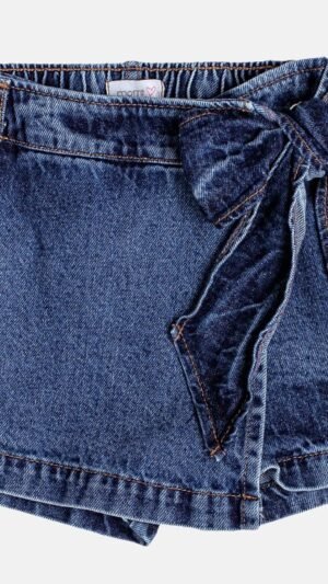Shorts Saia Jeans Momi Com Laco