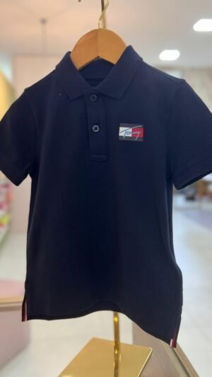 Polo Tommy Hilfiger Kids Marinho